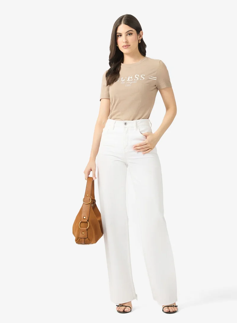 GUESS  Bibia Short Sleeve T-Shirt for Women | Best Price UAE