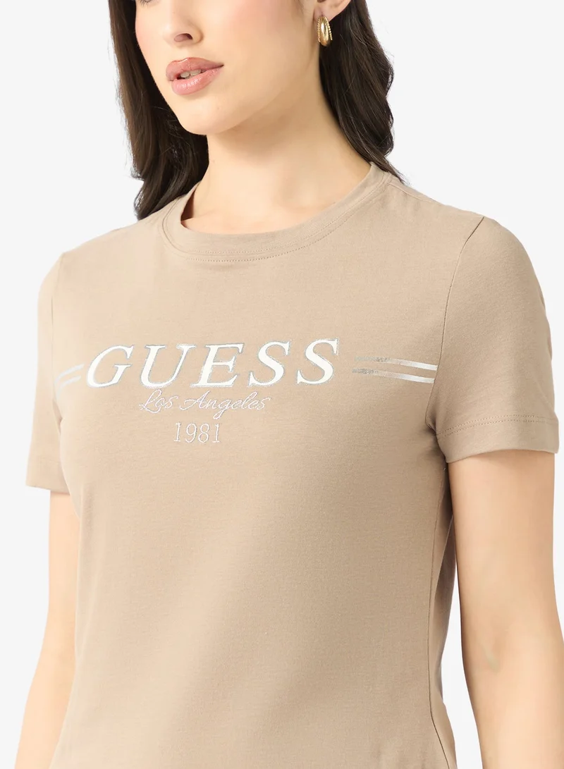 GUESS  Bibia Short Sleeve T-Shirt for Women | Best Price UAE