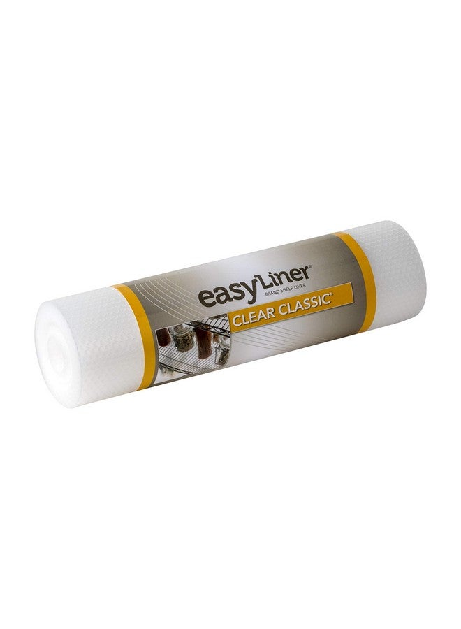 Duck Duck Brand Clear Classic Easy Liner Shelf Liner, Non-Adhesive, Clear, 12 Inches x 20 Feet - Image 1
