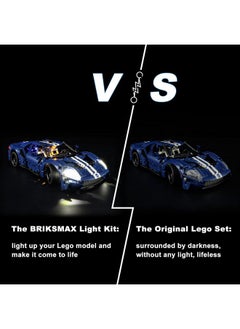 BRIKSMAX BRIKSMAX Led Lighting Kit for LEGO-42154 2022 Ford GT - Compatible with Lego Technic Building Blocks Model- Not Include Lego Set  - Image 5