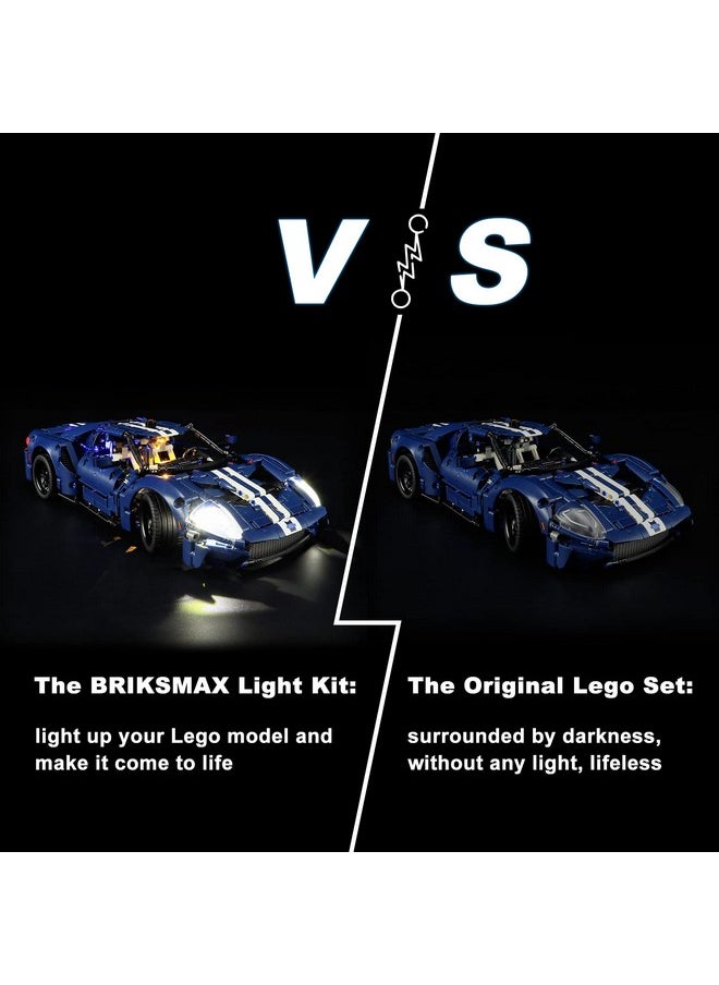 BRIKSMAX - BRIKSMAX Led Lighting Kit for LEGO-42154 2022 Ford GT - Compatible with Lego Technic Building Blocks Model- Not Include Lego Set - Image 1