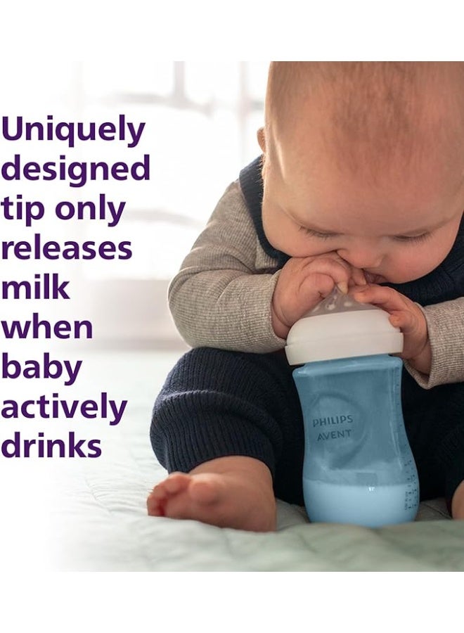 Avent Philips Natural Response Baby Bottle – 260ml, Blue – Smooth Feeding, Easy to Use, Safe and Comfortable - Image 4