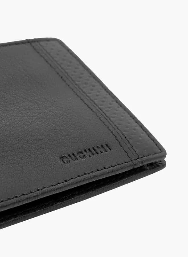 DUCHINI Men Textured Bi-Fold Wallet