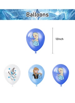 General Frozen Theme Birthday Party Decoration Supplies Princess Aisha Pull Flag Cake Insert Balloon  - Image 4