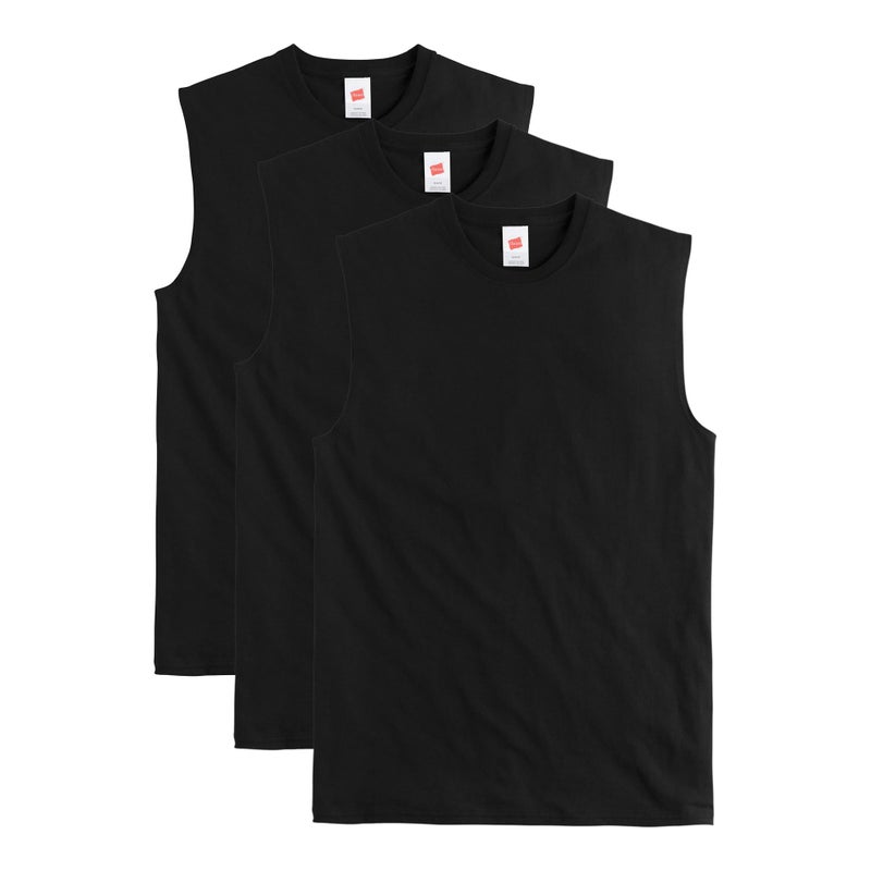 Men's Fitness Cotton Sleeveless Vest, Breathable, Moisture-Wicking, Quick-Dry - Image 1