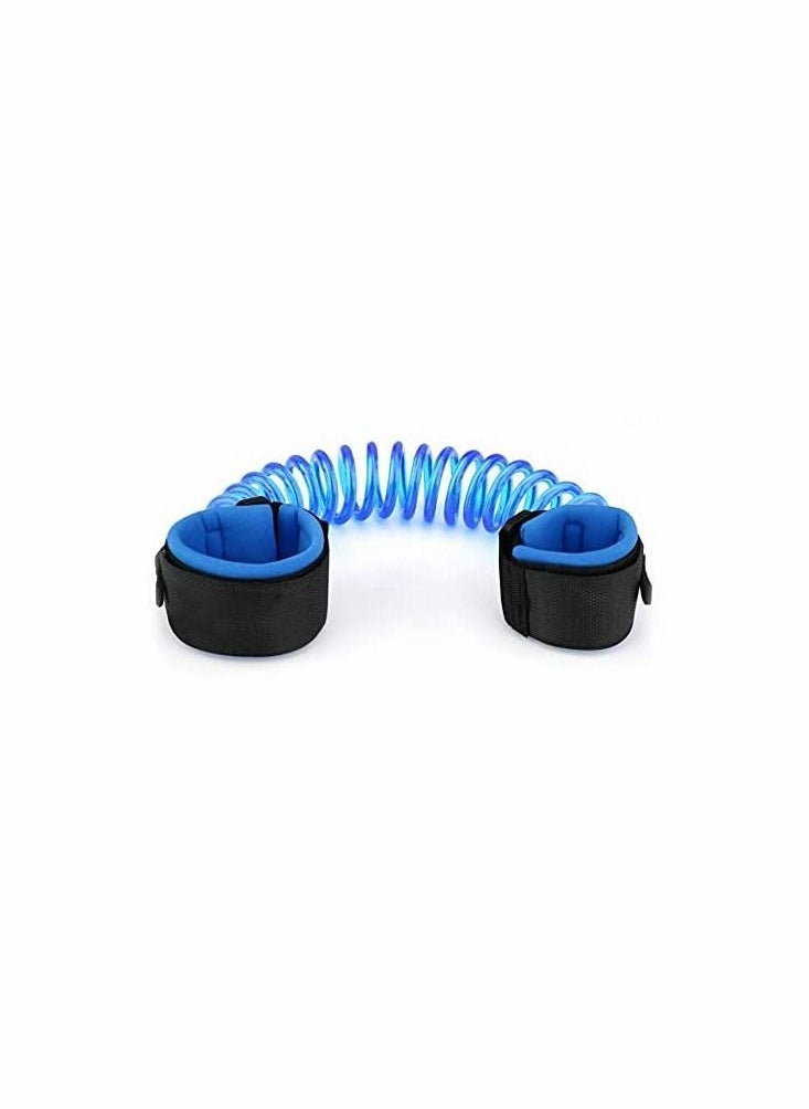 XiuWoo - Anti Lost Wrist Link, Children Outdoor Safety Hook and Loop Wristband Leash Child Harness for Kids Toddlers, 1.5M Blue - Image 1