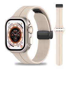 Y&D Silicone Band for Apple Watch, Sport Compatible with Watch 38mm 40mm 41mm Women Men, Magnetic Soft Wristbands iWatch Series 8/7/SE/6/5/4/3/2/1 (Black)  - Image 1