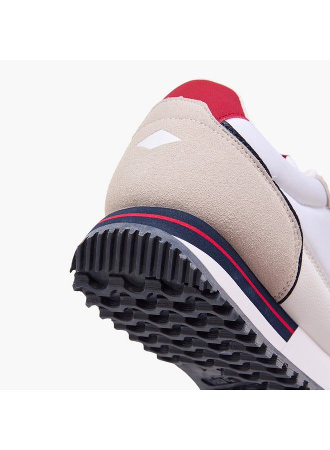Lee Cooper Women's Logo Print Sneakers with Lace-Up Closure - Image 5