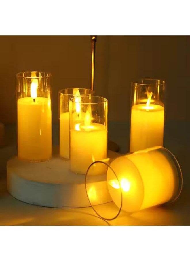 ماركة غير محددة مجموعة مكونة من 3 شموع إضاءة LED  - Image 3