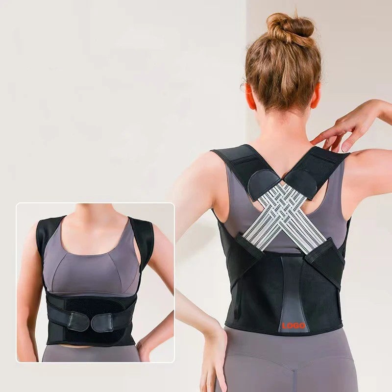Bluejw Adjustable Anti-Hunchback Belt for Kids 3-4, Webbing Cervical Correction Harness & Waist Trimmer - Posture Corrector for Children - Image 4