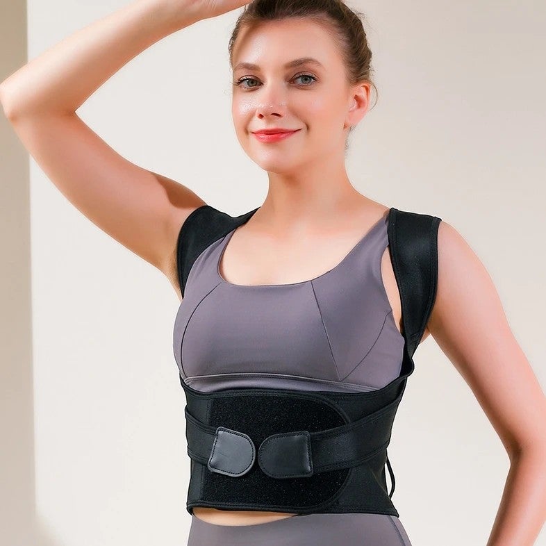 Bluejw Adjustable Anti-Hunchback Belt for Kids 3-4, Webbing Cervical Correction Harness & Waist Trimmer - Posture Corrector for Children - Image 3
