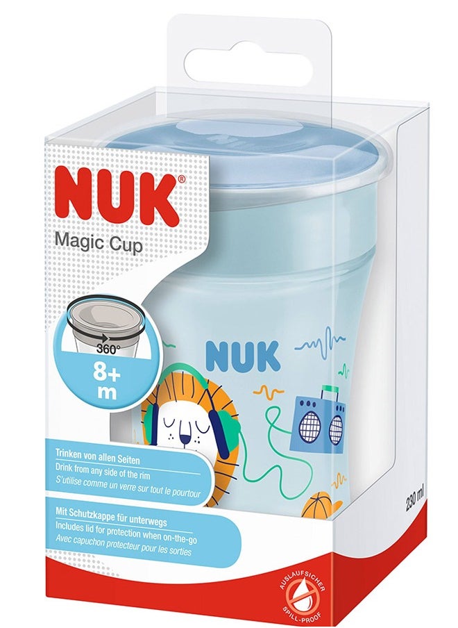 NUK - NUK Magic Cup, Sippy Cup, 230 Ml, 8M+, Assorted - Image 1