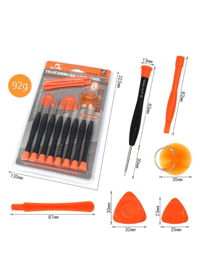 SHOPI Professional 13 In 1 Repair Tool Mini Multi Head Screwdriver Set  - Image 2