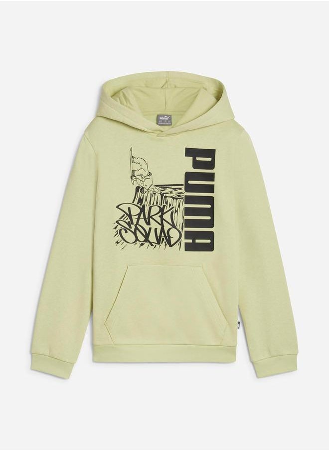 PUMA Graphic Print Hoodie with Long Sleeves  - Image 1
