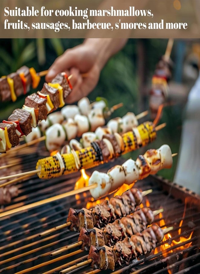 WSICSE 150PCS Marshmallow Roasting Sticks,30 Inch Marshmallow Sticks for Fire Pit 5mm Thick Bamboo Skewers for Smores Roaster Barbecue Grilling Campfire Kebab - Image 5