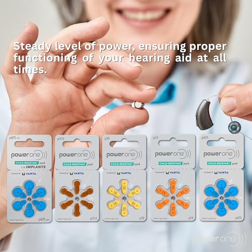 PowerOne Power One Size 13 Hearing Aid Batteries (120) (p13-120) - Image 5
