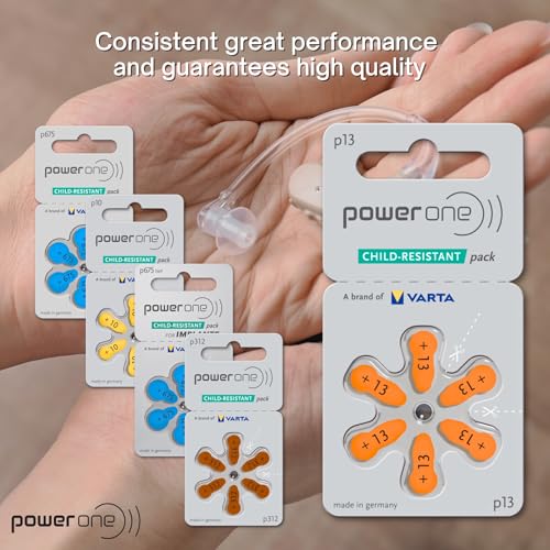 PowerOne Power One Size 13 Hearing Aid Batteries (120) (p13-120) - Image 4