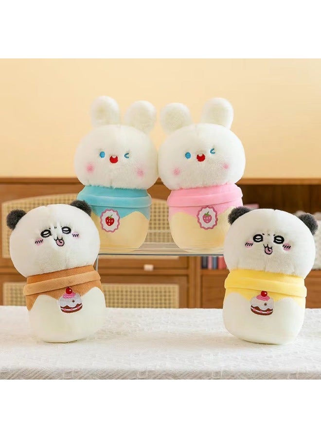 Plush Toys Seven Or Eight Inch Grab Doll Doll To Push Wedding Throw Small Doll 8 Inch Doll Wholesale-Specifications:Cake Teacup Series-Color:Boutique 8-inch/single Price/color Mixed Hair - Image 1