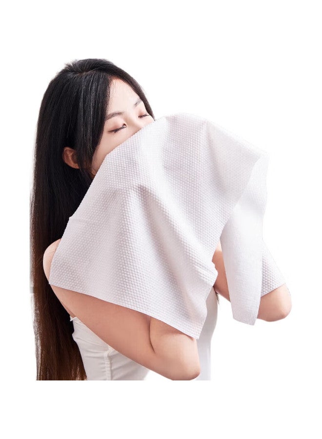 Suncojia Disposable Towels, Extra Large And Thick Face Towels, For Business Trips, Travel, And Hotel Use, Vacuum-Sealed, Pack Of 10 - Image 3