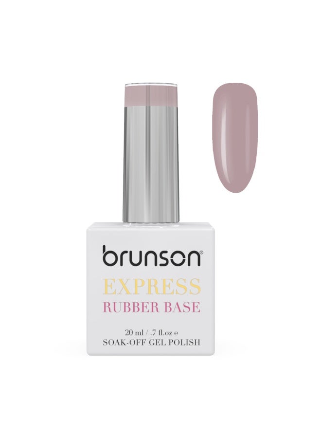 brunson Rubber Base Gel Nail Polish 20Ml - French Rubber Base Coat Long-Lasting, Durable And Chip-Resistant Nail Strengthener Gel Nail Polish Base Coat For Manicure And Pedicure