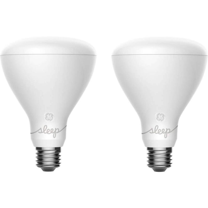 GE 93096424 CSleep BR30 Bluetooth Smart LED Light Bulb 2 Pk