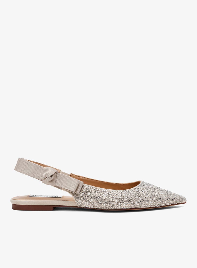 STEVE MADDEN OLYVIA-R Embellished Flat Shoes - Image 1