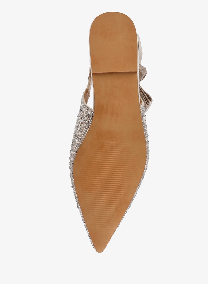 STEVE MADDEN OLYVIA-R Embellished Flat Shoes - Image 5