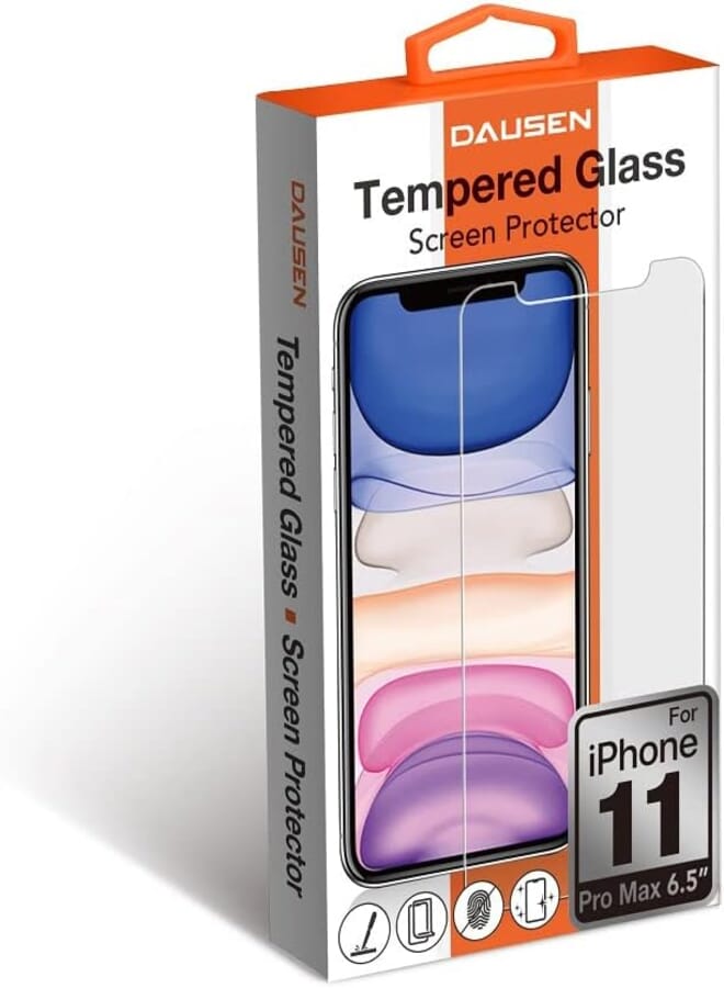 Dausen 9H/HD Tempered Glass Screen Protector For for iPhone 11 Pro Max (6.5inch)
