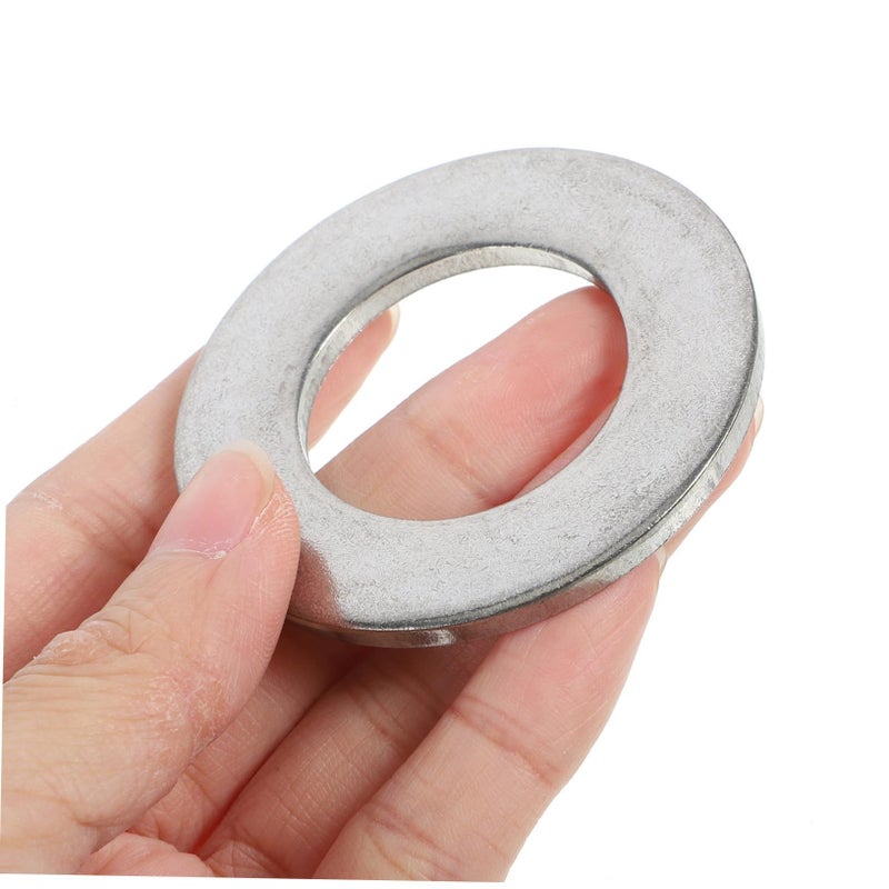 Stainless Steel Flat Washers Gaskets 5Pcs for Mechanical Equipment Pressure Distribution - Image 3