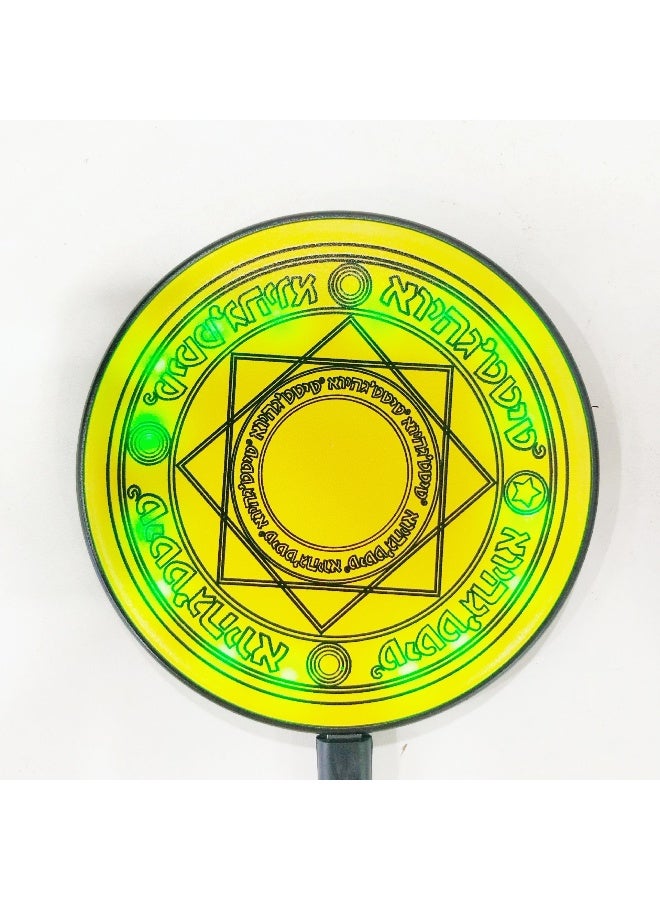 Colorful Magic Circle Wireless Fast Charging Pad - 10/15W Plastic Base Desktop Charger - Image 1