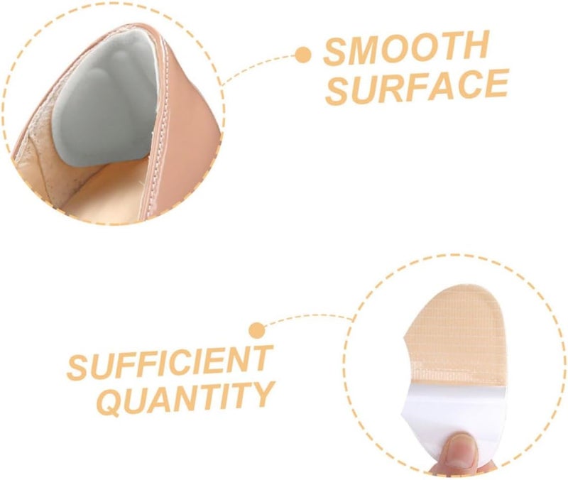 2 Pairs Breathable Anti-wear Heel Cushions Comfortable Shoe Heel Grips with Cushioning for Men Women Prevent Blisters Protect Feet from Rubbing Suitable for Sneakers Leather Shoes - Image 3