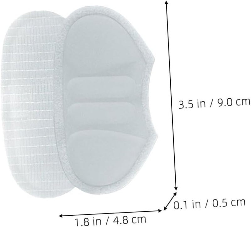 2 Pairs Breathable Anti-wear Heel Cushions Comfortable Shoe Heel Grips with Cushioning for Men Women Prevent Blisters Protect Feet from Rubbing Suitable for Sneakers Leather Shoes - Image 2