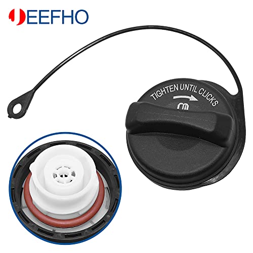 JEEFHO FC-1058 Gas Cap, Fuel Cap For Ford 2005-2011 Explorer, 07-2010 Explorer Sport Trac, 2005-2007 Freestyle, 2006-2011 Taurus, 2004-2010 Mountaineer, 2008-2009 Sable. Replaces# 6L2Z9030F, FC1058 - Image 2