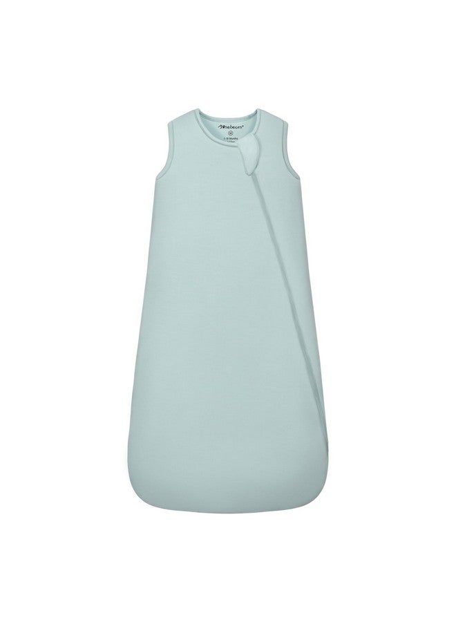 Mosebears Unisex Rayon Made from Bamboo Sleep Sack with 2-Way Zipper,2.5 Tog Baby Winter Sleep Sack (Calm Sage,6-18 Months) - Image 1