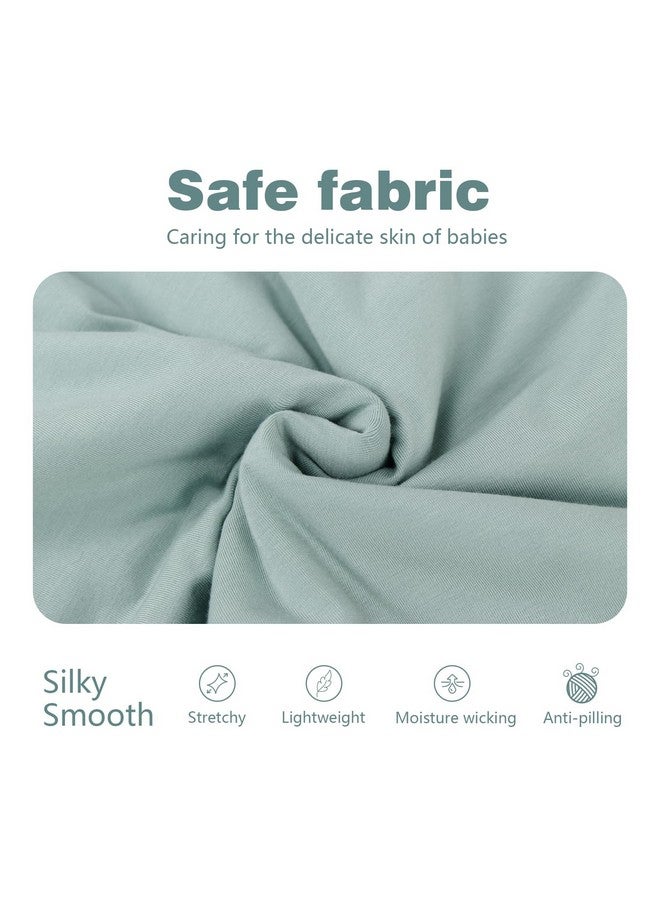 Mosebears Unisex Rayon Made from Bamboo Sleep Sack with 2-Way Zipper,2.5 Tog Baby Winter Sleep Sack (Calm Sage,6-18 Months) - Image 5