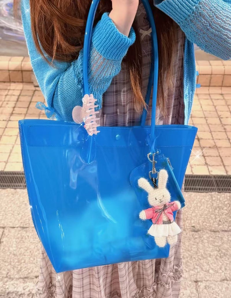 2026 Summer New PVC Transparent Tote Bag for Women - Image 3
