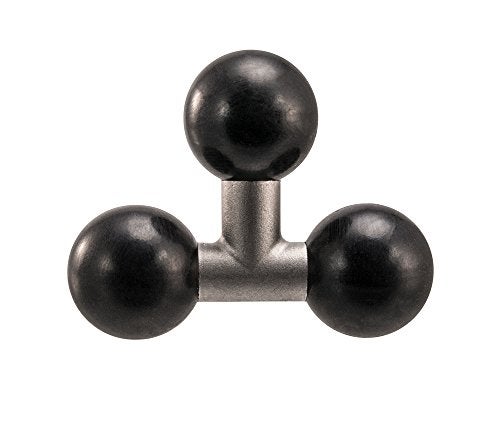 ARKON Mounts Triple 25mm 1 Ball Adapter Connects 25mm Shafts Mounts and Pedestals Allows Full Mount Customization IndustrialStrength Aluminum Shaft Durable and LongLasting APT325MM - Image 1
