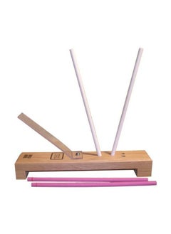 5-Piece Ceramic Rod Sharpener Set Brown/Purple/White