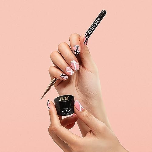 Bluesky Gel Nail Paint Kit With 12 Colours and 1 Nail Art Brush - Image 4