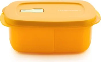 Tupperware T Micro Compartment Rectangular Storage Container 1l Papaya Esc