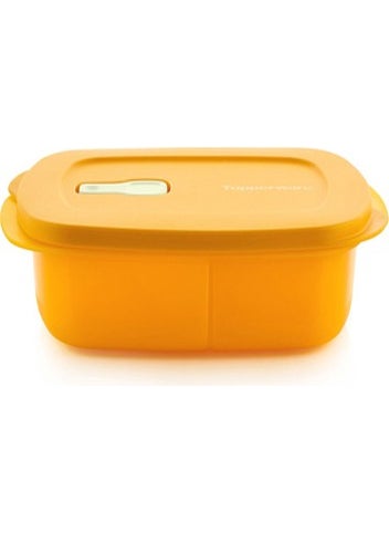 T Micro Compartment Rectangular Storage Container 1l Papaya Esc