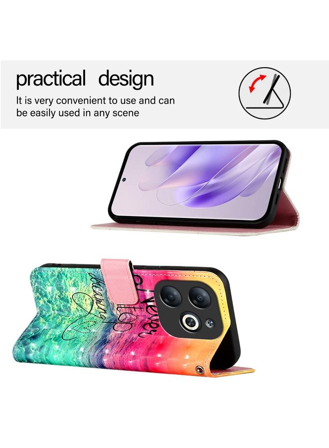 Zaboon Case For Infinix Smart 8 3D Painting Horizontal Flip Leather Phone Case - Image 3