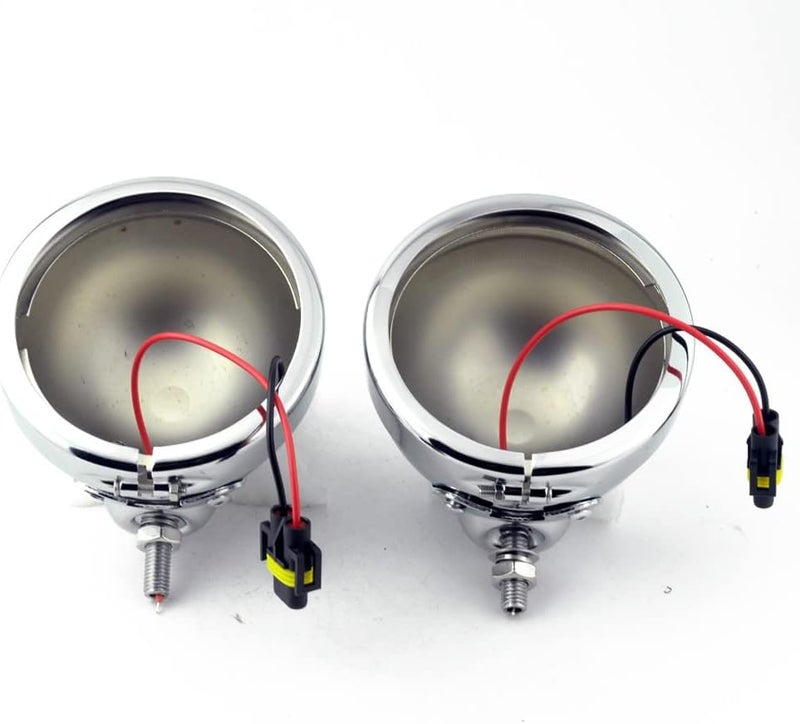 Boldness 2PCS 4.5 Inch Fog Light Housing Bracket for Harley Davidson - Image 2