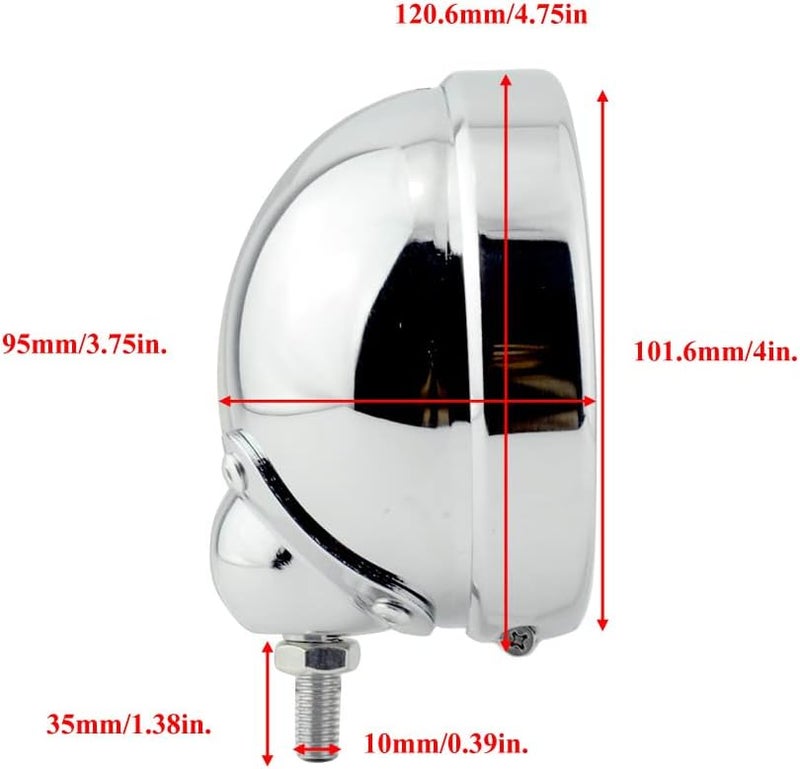 Boldness 2PCS 4.5 Inch Fog Light Housing Bracket for Harley Davidson - Image 5