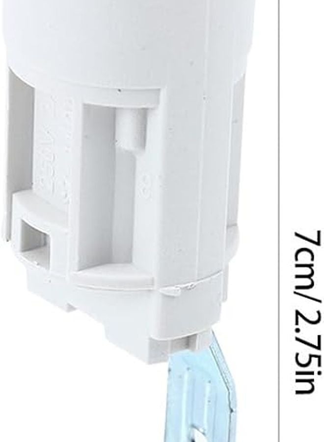 Kisangel 6 Pack White Candelabra Screw Lamp Socket Adapter with Bracket for Home Lighting - Image 3