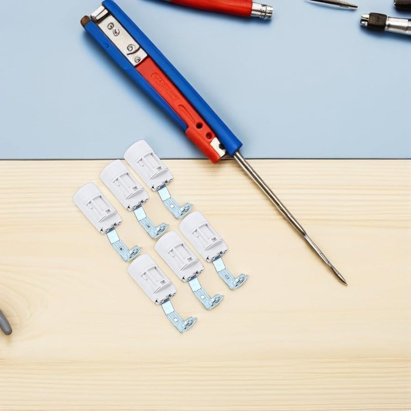 Kisangel 6 Pack White Candelabra Screw Lamp Socket Adapter with Bracket for Home Lighting - Image 5