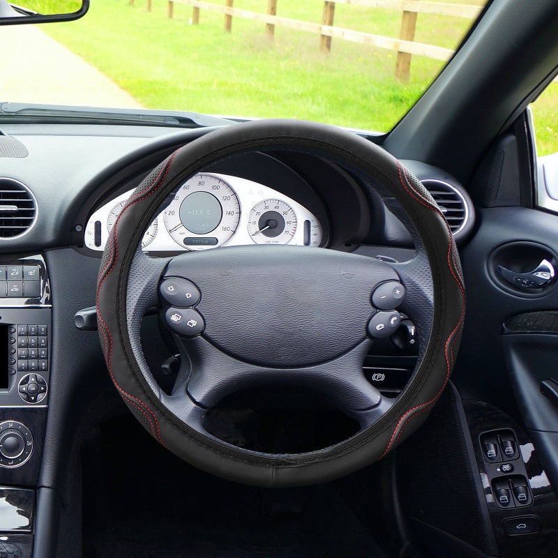 2pcs Car Steering Wheel Automative Steering Wheel Anti-skid Steering Wheel - Image 3