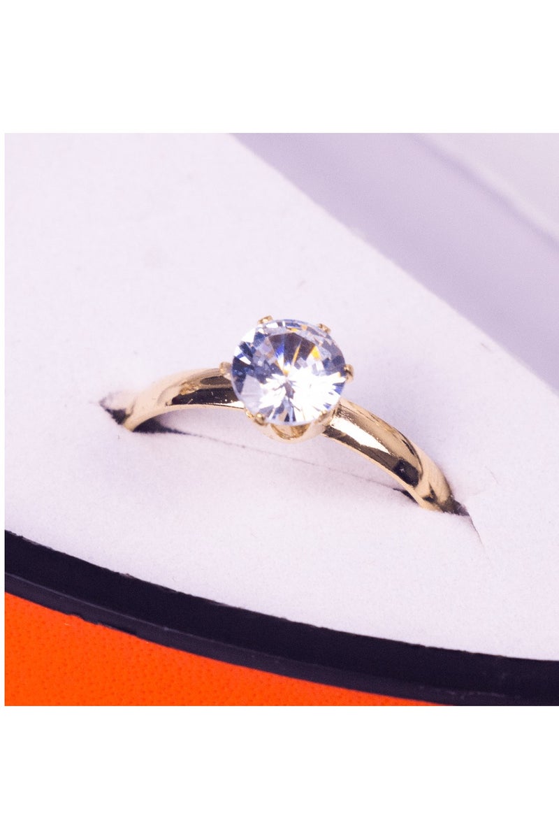 Luxury Women’s Accessory Set with Elegant Gift Box A set of 4 pieces including a women's watch, necklace, earrings, and a ring in shiny gold color, adorned with sparkling rhinestones. Rust-resistant and perfect for gifting on graduations, birthdays, anniversaries, Mother's Day, or any special occasion. - Image 4