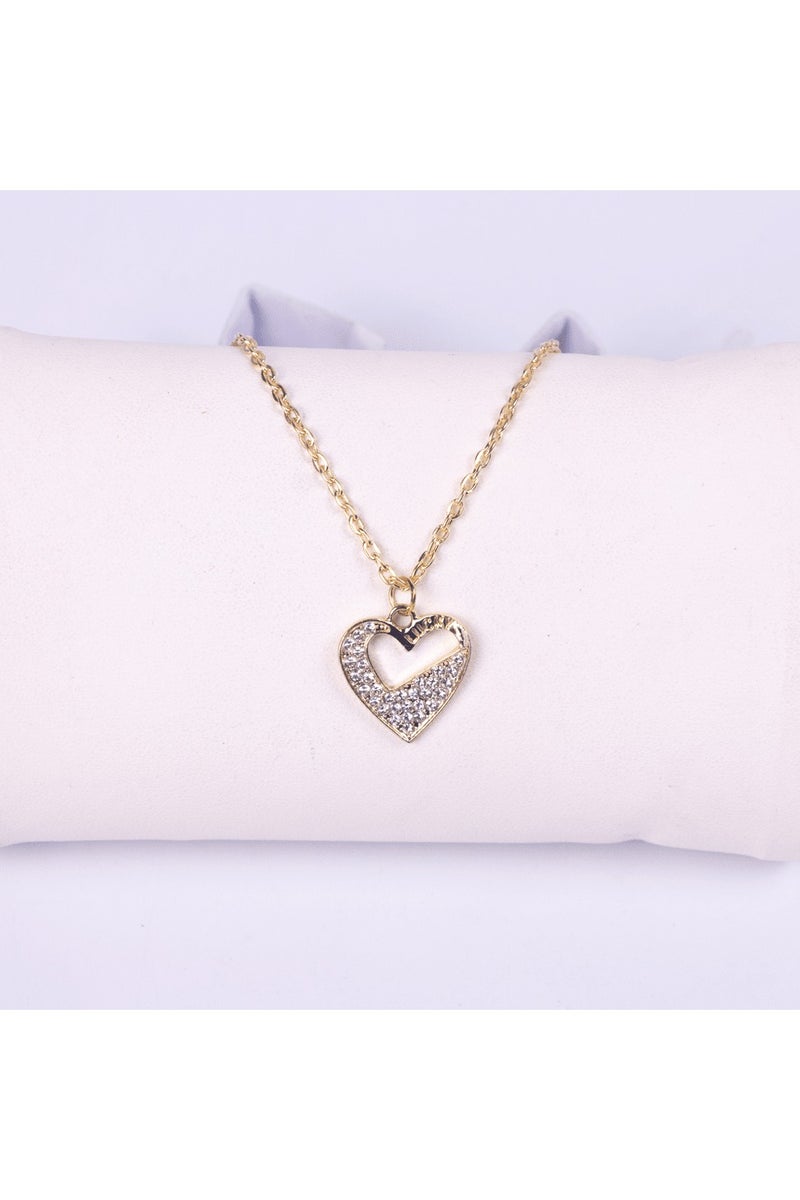 Luxury Women’s Accessory Set with Elegant Gift Box A set of 4 pieces including a women's watch, necklace, earrings, and a ring in shiny gold color, adorned with sparkling rhinestones. Rust-resistant and perfect for gifting on graduations, birthdays, anniversaries, Mother's Day, or any special occasion. - Image 5