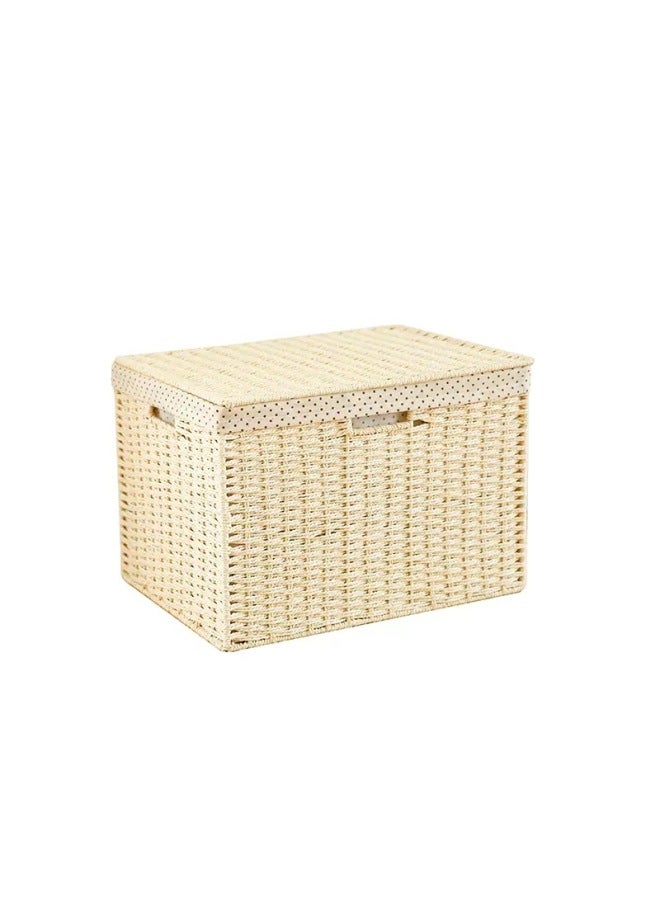 Desktop Sundries Small Snack Storage Frame Storage Basket Household Woven Storage Basket Toy Underwear Style Storage Box